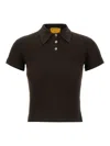 Guest In Residence Shrunken Polo In Burnt Cocoa In Brown