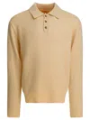 Guest In Residence Allday Cashmere Polo Shirt In Brown