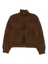 Guest In Residence Quilted Puffer Jacket In Brown