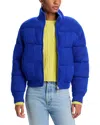 Guest In Residence Quilted Puffer Jacket In Cobalt