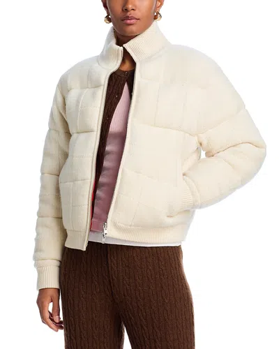 Guest In Residence Quilted Puffer Jacket In Beige