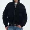 Guest In Residence Quilted Puffer Jacket In Black In Black