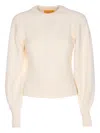 Guest In Residence Raglan-sleeve Cashmere Top In Neutral
