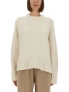 Guest In Residence Relaxed Fit Cashmere Crew Shirt In Neutral
