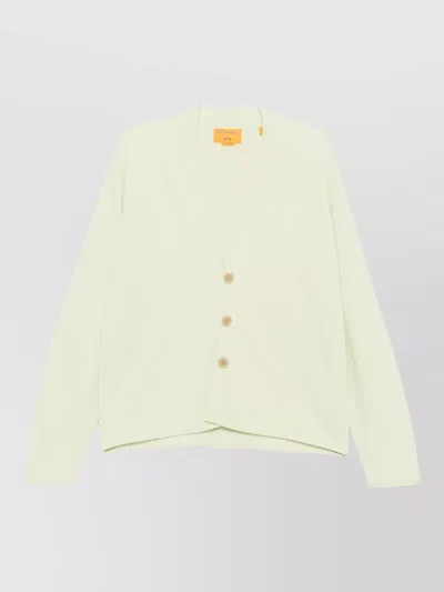 Guest In Residence Relaxed V Neck Knit Long Sleeve Cardigan