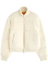 Guest In Residence Reversible Quilted Wool-blend Jacket In Cream