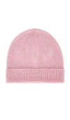 Guest In Residence Rib Cuff Beanie In Pink