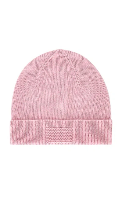 Guest In Residence Rib Cuff Beanie In Pink