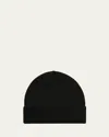 Guest In Residence Rib Cuff Cashmere Beanie In Black