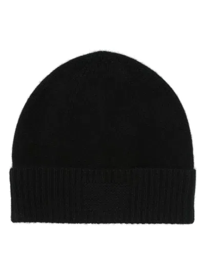 Guest In Residence Ribbed Beanie In Black