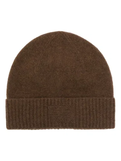 Guest In Residence Ribbed Beanie In Brown