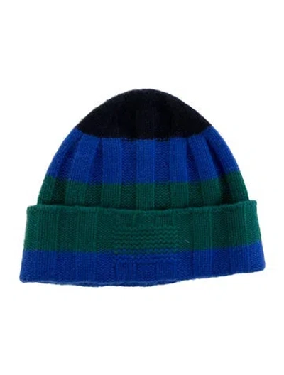 Pre-owned Guest In Residence Ribbed Beanie In Multi