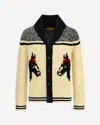 Guest In Residence Rodeo Shawl-collar Intarsia-knit Wool And Cashmere-blend Cardigan In Multi