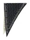 Guest In Residence Paisley-pattern Bandana Scarf In Black