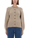 Guest In Residence "sculpted" Cardigan In Sand