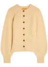 Guest In Residence Sculpted Cashmere Cardigan In Brown