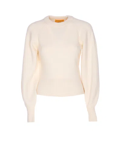 Guest In Residence Sculpted Sweater In White