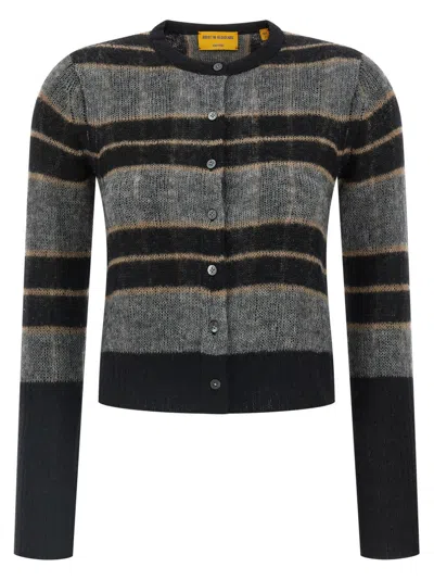 GUEST IN RESIDENCE 'SHADOW PLAID' CARDIGAN