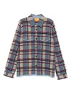 Guest In Residence Plaid Work Shirt Clothing In Blue