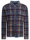 Guest In Residence Plaid Work Shirt Clothing In Blue