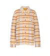 Guest In Residence Plaid Work Shirt And Blouse Yellow In Multi