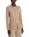 Guest In Residence Showtime Cashmere Collared Button-front Shirt In Brown