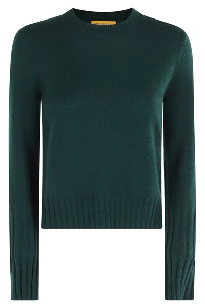 GUEST IN RESIDENCE SHRUNKEN CASHMERE CREWNECK SWEATER