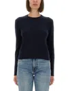 Guest In Residence Shrunken Crew Jersey In Blue