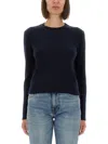 Guest In Residence Shrunken Crew Jersey In Black
