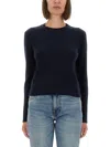 Guest In Residence Shrunken Crew Jersey In Black