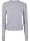 Guest In Residence "shrunken" Crew Neck Cashmere Sweater In Gray