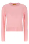 Guest In Residence Shrunken Crew Sweater In Pink
