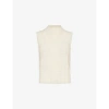 GUEST IN RESIDENCE SLEEVELESS RIBBED WOOL, CASHMERE AND