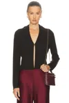 Guest In Residence Stealth Cardigan In Black