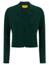 Guest In Residence Stealth Cashmere Multicolor Cardigan In Black