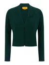 Guest In Residence Stealth Cardigan In Green