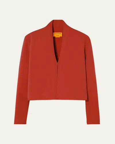 Guest In Residence Stealth Cashmere Multicolor Cardigan In Red