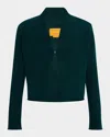 Guest In Residence Stealth Cashmere Multicolor Cardigan In Black