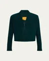 Guest In Residence Stealth Cashmere Multicolor Cardigan In Green
