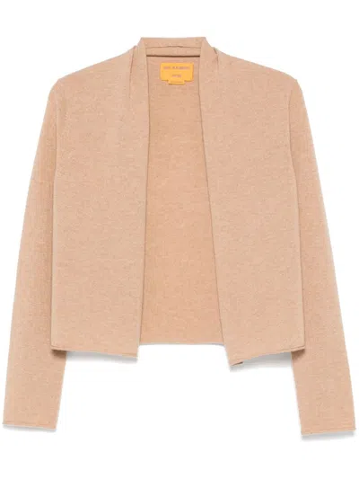 Guest In Residence Stealth Knit Cardigan In Beige