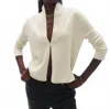 Guest In Residence Stealth V-neck Cardigan In Cream In White