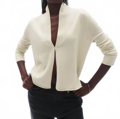 Guest In Residence Stealth V-neck Cardigan In Cream In White
