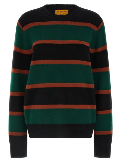 Guest In Residence Stripe Crew Sweater In Multi