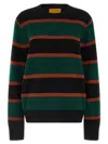 Guest In Residence Stripe Crew Sweater In Multi