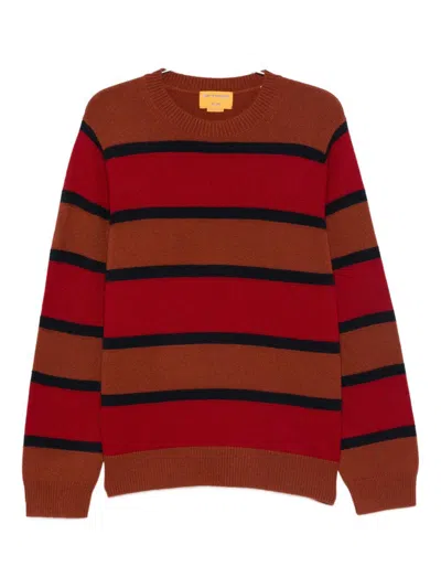 GUEST IN RESIDENCE STRIPED CASHMERE CREW NECK SWEATER GUEST IN RESIDENCE