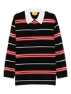 Guest In Residence Striped Cashmere Jumper In Black