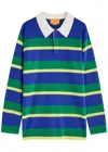 Guest In Residence Striped Cashmere Rugby Jumper In Multicoloured