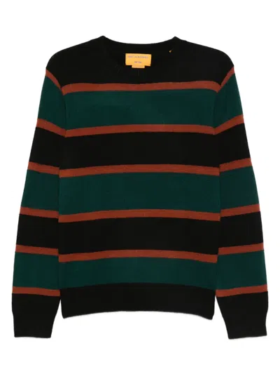 Guest In Residence Striped Crew-neck Sweater In Multi