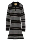 Guest In Residence Striped Midi Dress In Multi