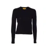 Guest In Residence Shrunken Crewneck Sweater In Cashmere In Black